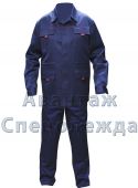 Костюм рабочий летний МАСТЕР  (куртка-полукомбинезон) ткань Гретта
