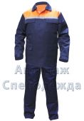 Костюм рабочий летний МАСТЕР  (куртка-полукомбинезон) ткань саржа