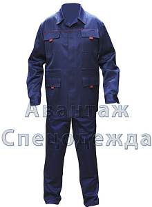 Костюм рабочий летний МАСТЕР  (куртка-полукомбинезон) ткань Гретта