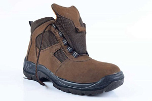 Ботинки нубук, подошва ПУ+ТПУ, МБС, глухой клапан, мягкий кант, подноряд Tipika