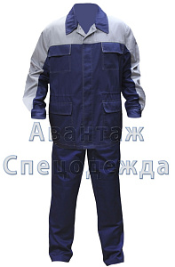 Костюм рабочий летний МАСТЕР  (куртка-брюки) ткань саржа
